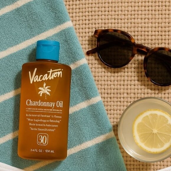 Vacation Chardonnay Oil SPF 30 Broad Spectrum Sunscreen 3.4 Fl Oz 100 mL New - Picture 2 of 6